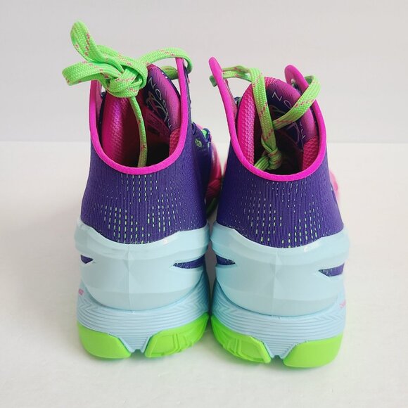 NEW Under Armour Curry 2 Retro Northern Lights Shoes 3026052-600 Size 10 - Picture 5 of 8